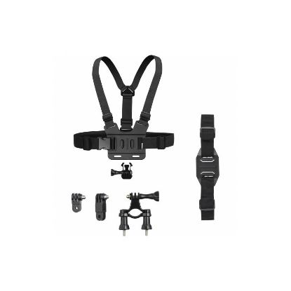 Obrazek Akčná sada s hrudným, bicyklovými a prilbovými držiakmi