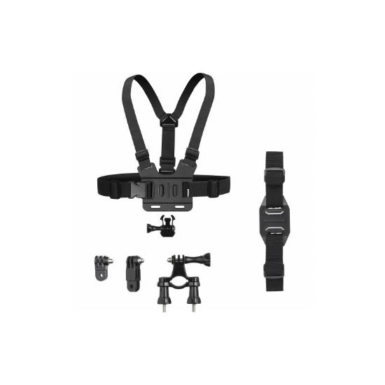 Obrazek Akčná sada s hrudným, bicyklovými a prilbovými držiakmi