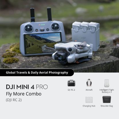 Obrazek DJI MINI 4 PRO Fly More Pack - (DJI RC 2)